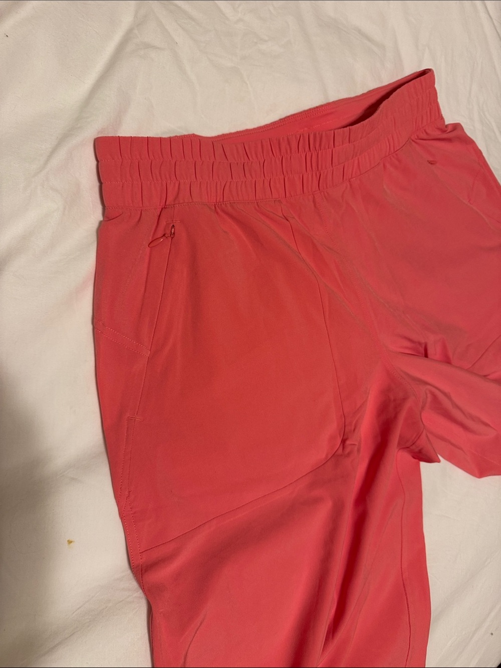 lululemon athletica Coral Pink Wide-Leg Track Pants - Picture 4 of 4